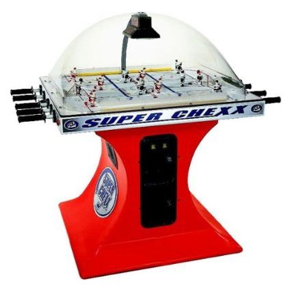 Super Chexx Pro Standard Bubble Hockey with Coin Op Mechanism 