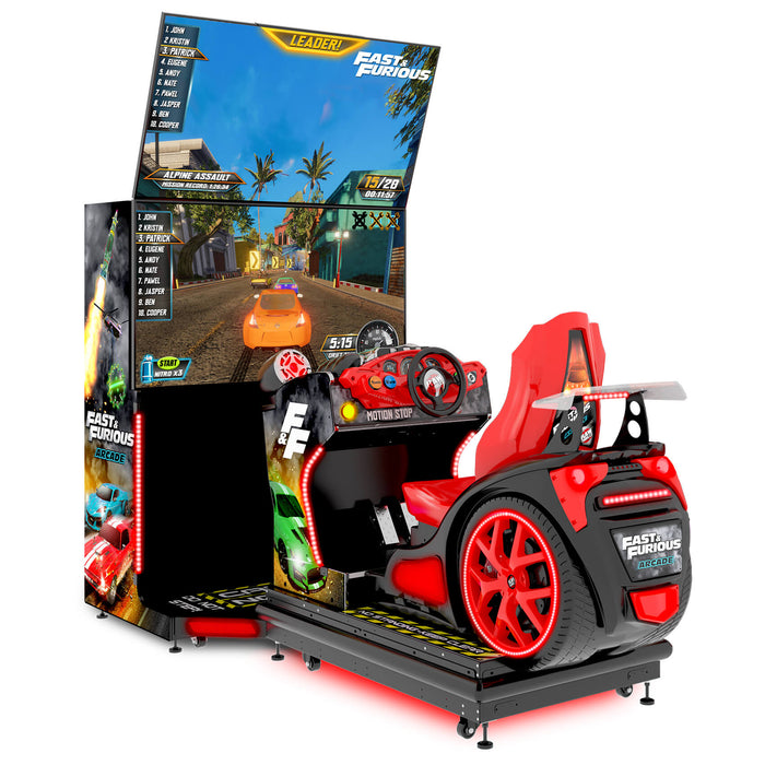 Raw Thrills Fast & Furious Racing Arcade Game