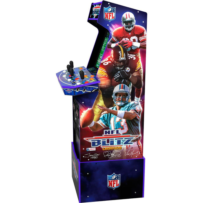 Arcade1Up NFL Blitz Arcade with Riser and Lit Marquee