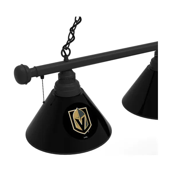 Vegas Golden Knights 3 Shade Billiard Lamp | NHL Pool Table Lights