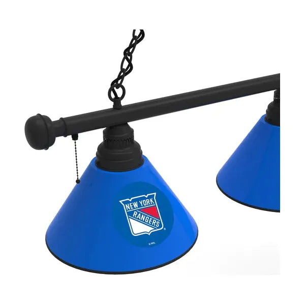 New York Rangers 3 Shade Billiard Table Light | NHL Pool Table Lights