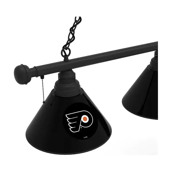 Philadelphia Flyers 3 Shade Billiard Table Light | NHL Pool Table Lights