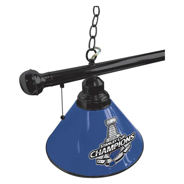 St. Louis Blues Stanley Cup 3 Shade Billiard Lamp | NHL Pool Table Lights