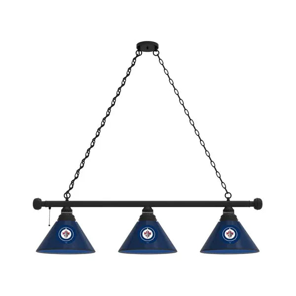Winnipeg Jets 3 Shade Billiard Lamp | NHL Pool Table Lights