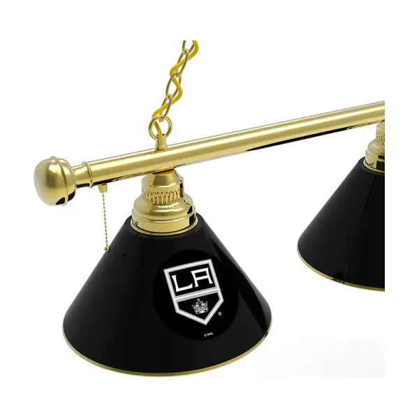 LA Kings 3 Shade Billiard Table Light | NHL Pool Table Lights