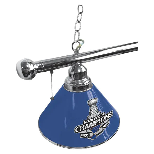 St. Louis Blues Stanley Cup 3 Shade Billiard Lamp | NHL Pool Table Lights