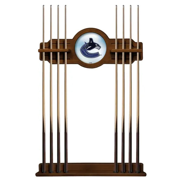 Vancouver Canucks NHL Game Room Cue Rack