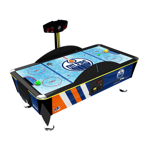 EDMONTON OILERS EDITION NHL LICENSED AIR FX FULL SIZE AIR HOCKEY TABLE ICE Games