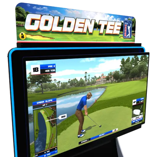 Golden Tee PGA TOUR 2022 Home Edition Golf Arcade Deluxe Incredible Technologies