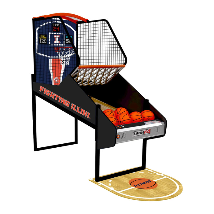 Illinois Fighting Illini Hoops Pro Basketball Home Arcade Game