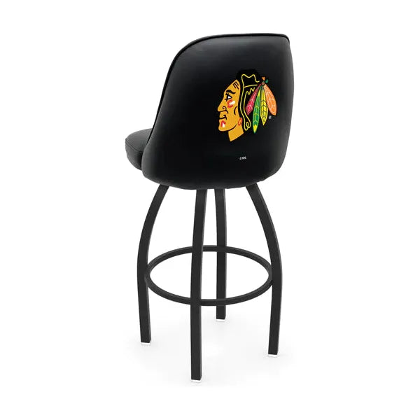 NHL Chicago Blackhawks L048 Swivel Bar Stool with Bucket Seat