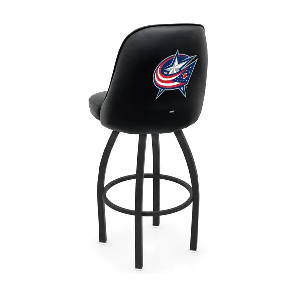 NHL Columbus Blue Jackets L048 Swivel Bar Stool with Bucket Seat