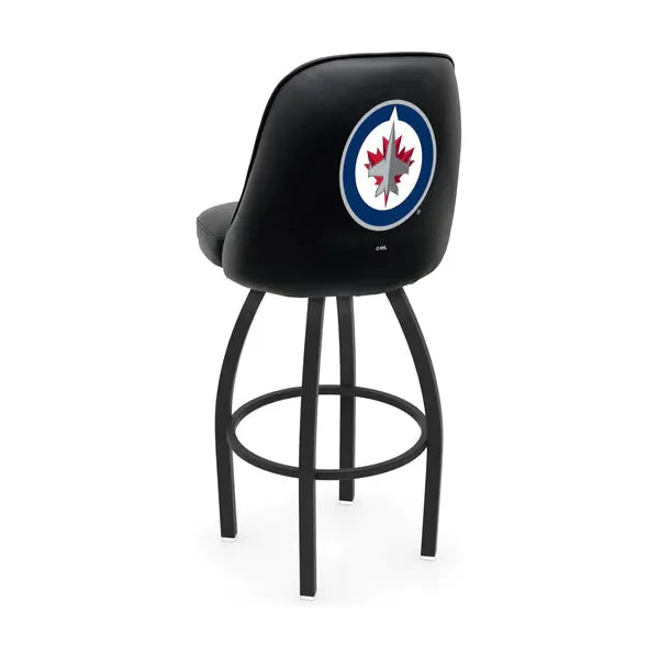 NHL Winnipeg Jets L048 Swivel Bar Stool with Bucket Seat
