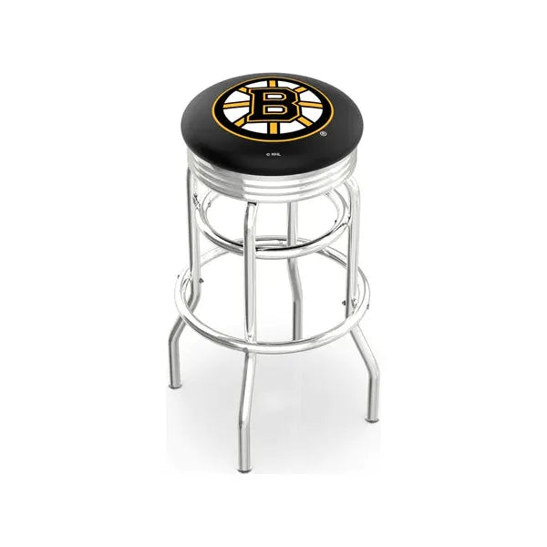 Boston Bruins L7C3C Backless Bar Stool | Backless NHL Bar Stool