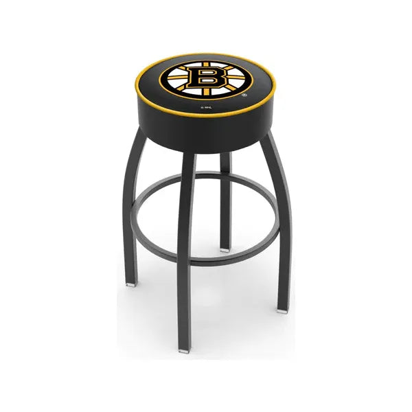 Boston Bruins L8B1 Backless Bar Stool | NHL Bar Stool