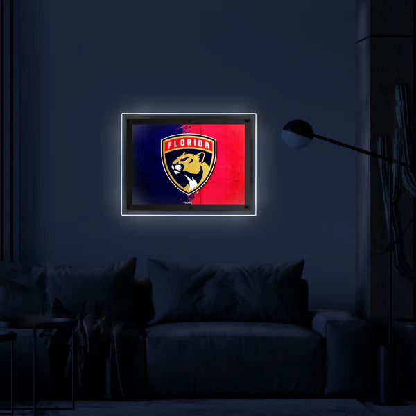 Florida Panthers Backlit LED Sign | NHL LED Acrylic Wall Art