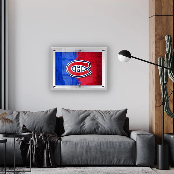 Montreal Canadiens Backlit LED Sign | NHL LED Acrylic Wall Art