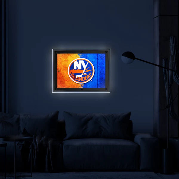 New York Islanders Backlit LED Sign | NHL LED Acrylic Wall Art