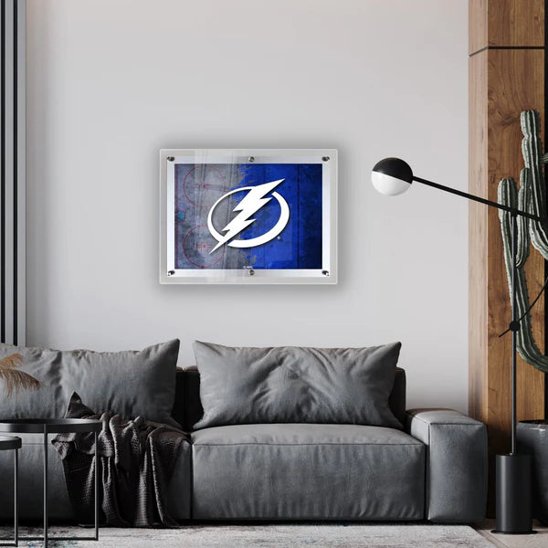 Tampa Bay Lightning Backlit LED Sign | NHL LED Acrylic Wall Art