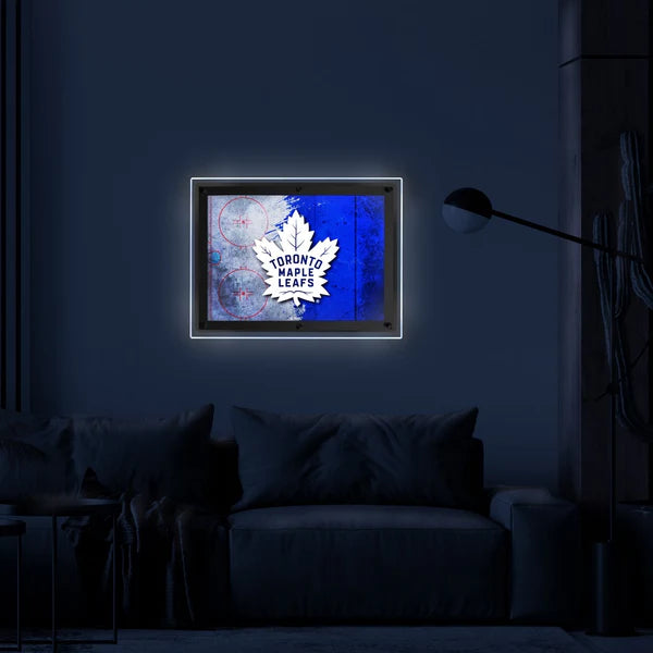 Toronto Maple Leafs Backlit LED Sign | NHL LED Acrylic Wall Art