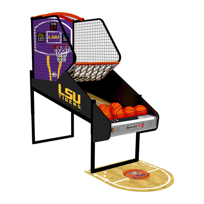 LSU Tigers Hoops Pro Basketball Home Arcade Game