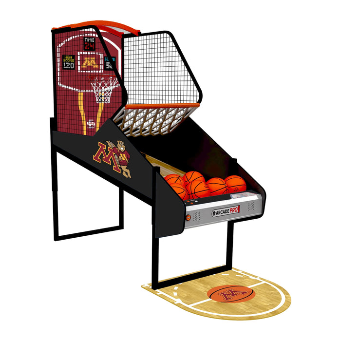 Minnesota Golden Gophers Hoops Pro Basketball Home Arcade Game