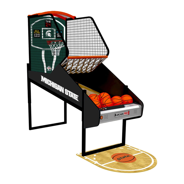 Michigan State University Spartans Pro Basketball Home Arcade Game