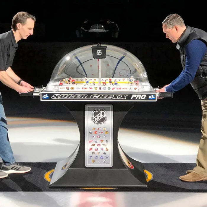 NHL® Licensed Super Chexx PRO® Bubble Hockey Table ICE Games