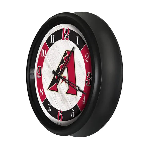 Arizona Diamondbacks Logo LED Clock | MLB LED Outdoor Clock
