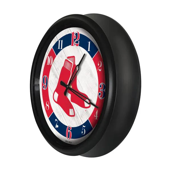 Boston Red Sox Logo Clock | MLB LED Outdoor Clock