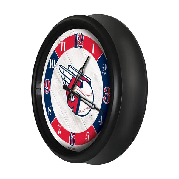Cleveland Guardians Logo Clock | MLB LED Outdoor Clock