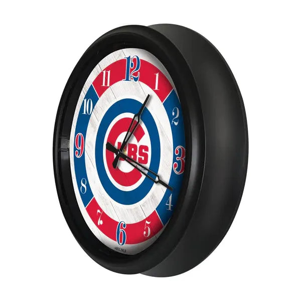 Chicago Cubs Logo Clock | MLB LED Outdoor Clock