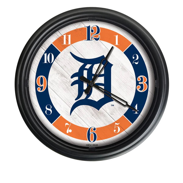 Detroit Tigers Logo Clock | MLB LED Outdoor Clock