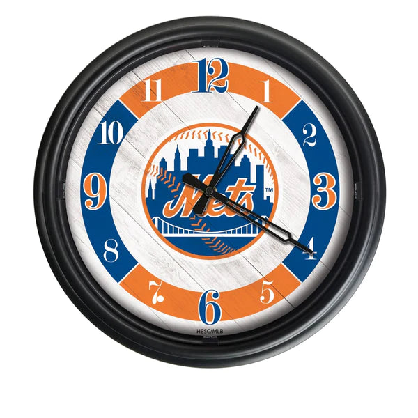New York Mets Logo Clock | MLB LED Outdoor Clock