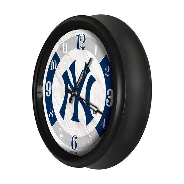 New York Yankees Logo Clock | MLB LED Outdoor Clock