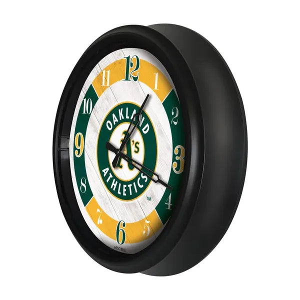 Oakland Athletics Logo Clock | MLB LED Outdoor Clock