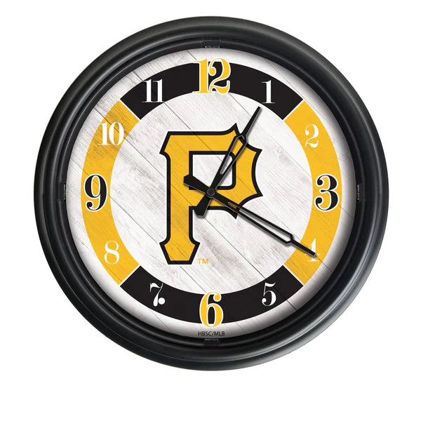 Pittsburgh Pirates Logo Clock | MLB LED Outdoor Clock