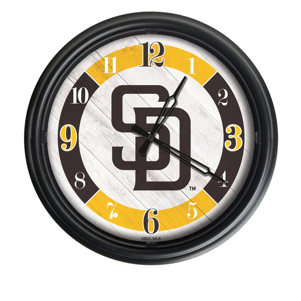 San Diego Padres Logo Clock | MLB LED Outdoor Clock