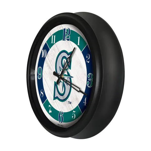 Seattle Mariners Logo Clock | MLB LED Outdoor Clock