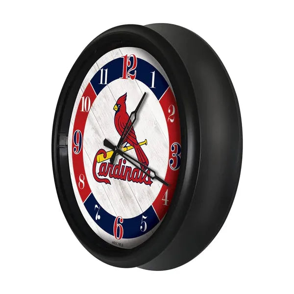 St. Louis Cardinals Logo Clock | MLB LED Outdoor Clock
