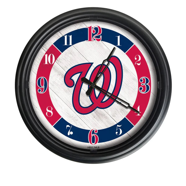 Washington Nationals Logo Clock | MLB LED Outdoor Clock