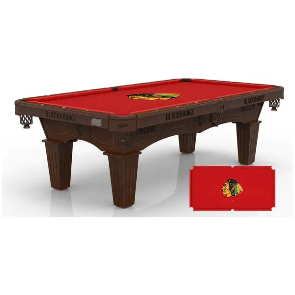 Chicago Blackhawks Pool Table | NHL Billiard Table