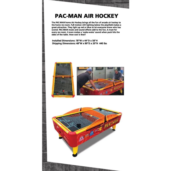 Pac-Man Air Hockey Table (3610139164765)