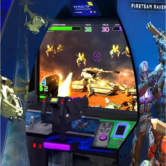 Raw Thrills - Halo Fireteam Raven Arcade Game Raw Thrills