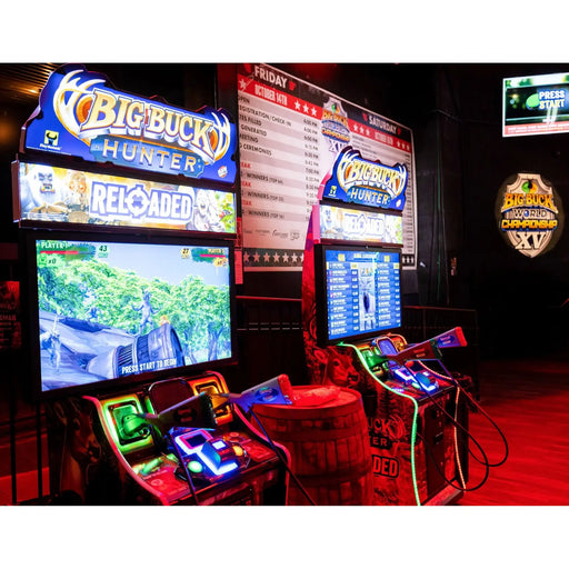 Raw Thrills Big Buck Hunter Reloaded Panorama Shooting Arcade Game Raw Thrills