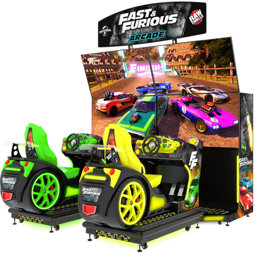 Raw Thrills Fast & Furious Racing Arcade Game Raw Thrills