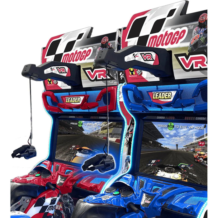 Raw Thrills Moto GP Virtual Reality motorcyle arcade Raw Thrills