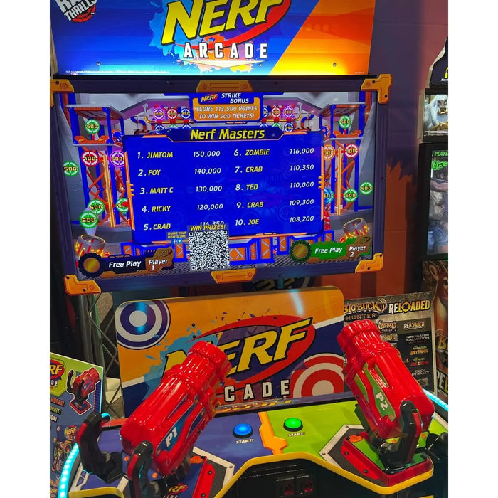 Raw Thrills Nerf Shooter Arcade game Raw Thrills