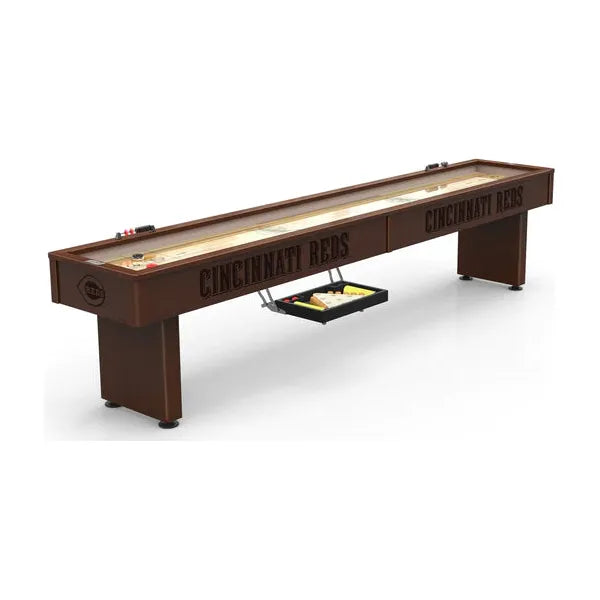 Cincinnati Reds Shuffleboard Table | Official MLB Shuffleboard Table