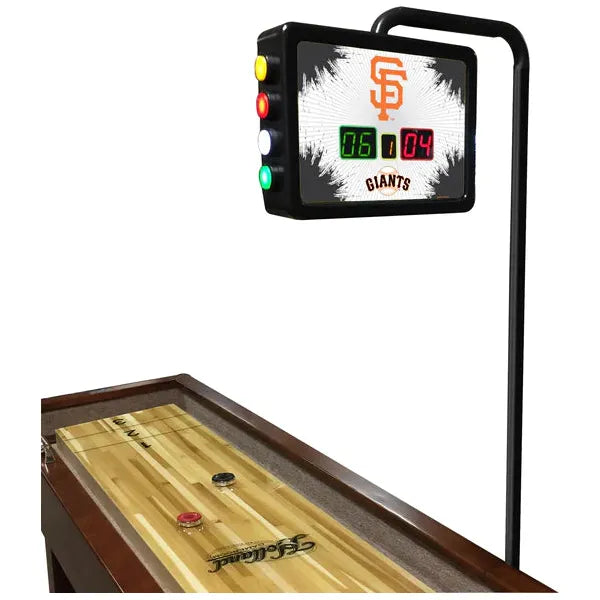 San Francisco Giants Shuffleboard Table | Official MLB Shuffleboard Table